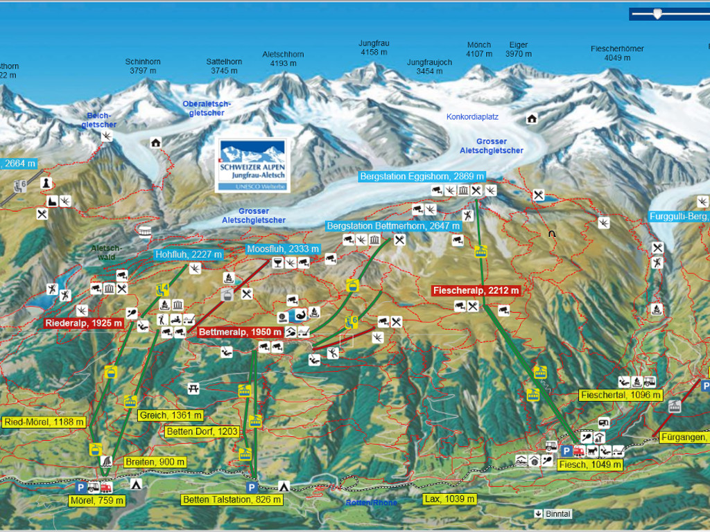 Aletsch Arena - Urlaub um UNESCO Welterbe Schweiz