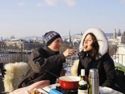 Winterromantik in Zürich mit Fondue-Picknick 